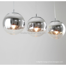 Modern cooper silver ball pendant light chandeliers pendant lights 2021